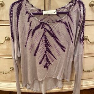 Long Sleeve Tie Dye Top